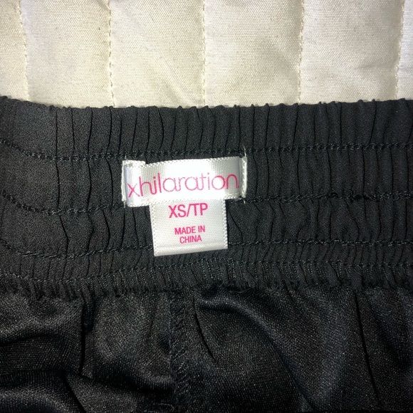 cute black shorts w detail at the bottom WORN ONCE - Picture 4 of 5